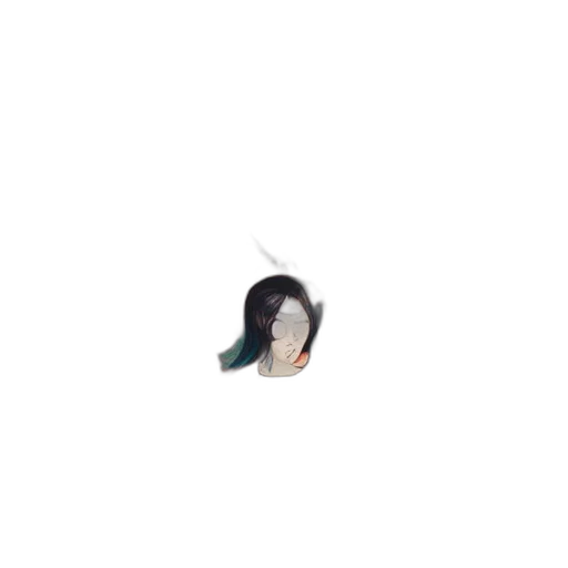 hat, hair, face, mask, pixel art, photorealistic, 3d render, vaporwave transparent PNG cut-out