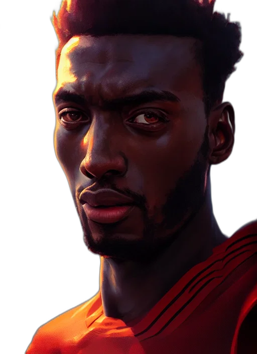 face, comic book art, concept art, fantasy art transparent PNG cut-out