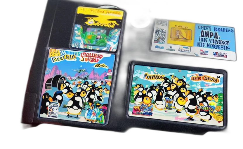 monochrome, fat, penguin, key, art, cartridge, rectangle, sticker transparent PNG cut-out
