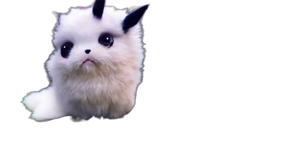 animal, creature, dragon, hair, 3d render, anime, concept art, photorealistic transparent PNG cut-out