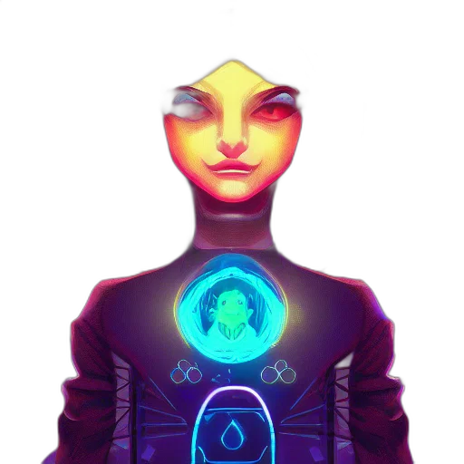robot, face, mask, staff transparent PNG cut-out