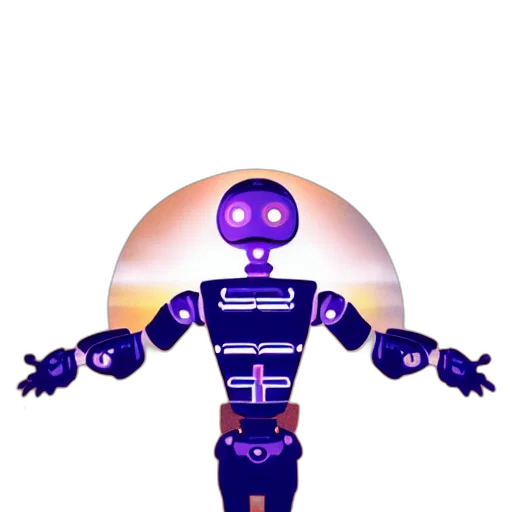 robot, staff, creature, animal transparent PNG cut-out