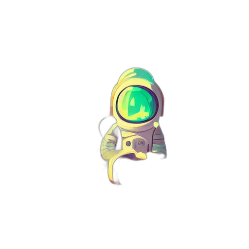 robot, mask, creature, staff, concept art, pixel art, 3d render, fantasy art transparent PNG cut-out