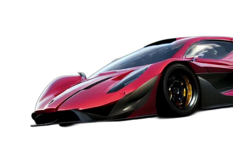 car, 3d render, photorealistic, concept art transparent PNG cut-out