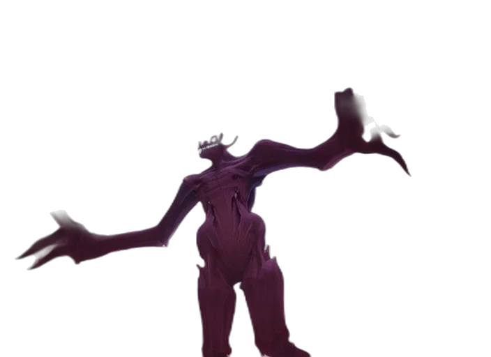 creature, staff, robot, mask, 3d render, concept art, fantasy art, anime transparent PNG cut-out