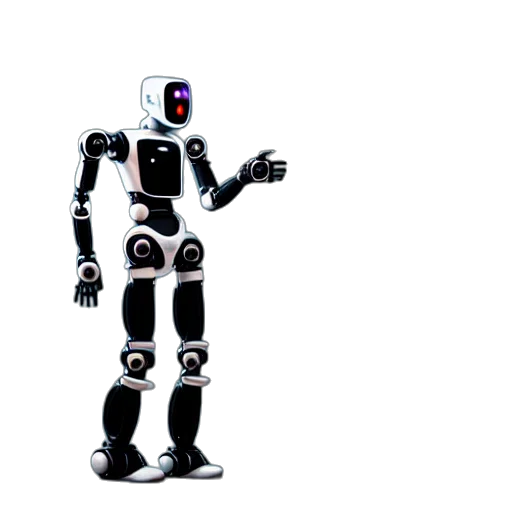 robot, 3d render, concept art, cyberpunk, pixel art, outer space, two, subject transparent PNG cut-out