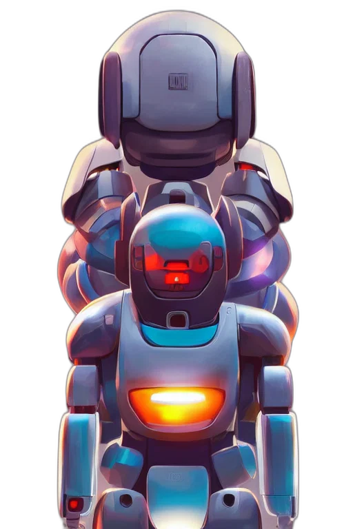 robot, weapon, jacket, concept art transparent PNG cut-out