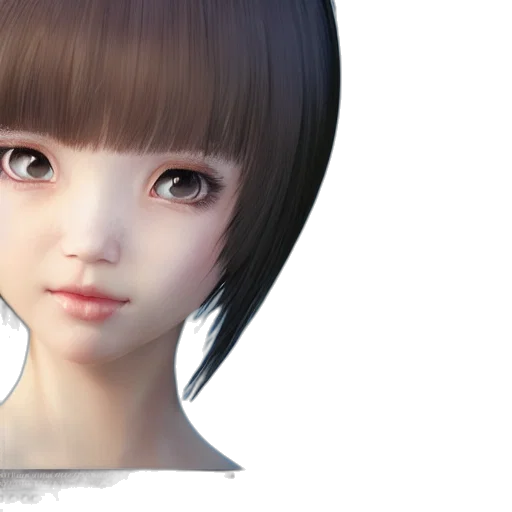 face, hair, robot, mask transparent PNG cut-out