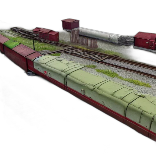 weapon, concept art, 3d render, photorealistic, soviet, russian, locomotives, next transparent PNG cut-out