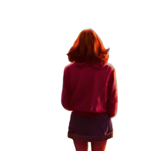 jacket, dress, hair, robot transparent PNG cut-out