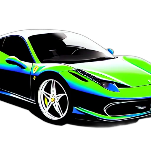 car, 3d render, photorealistic, concept art transparent PNG cut-out
