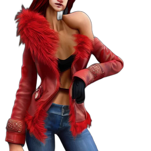 jacket, concept art, 3d render, photorealistic transparent PNG cut-out