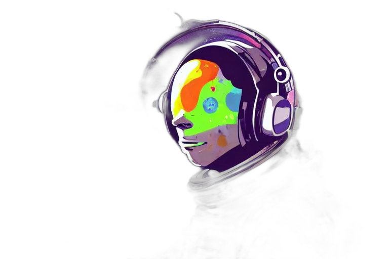 robot, mask, face, jacket transparent PNG cut-out