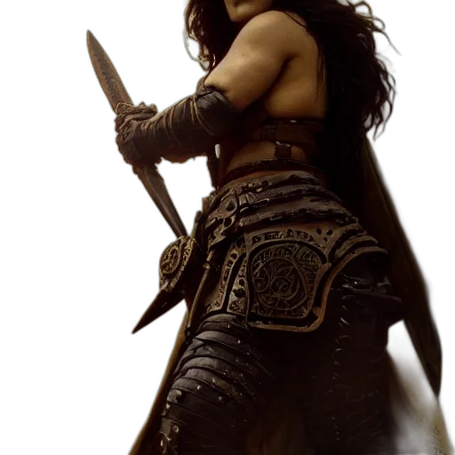 sword, weapon, staff, fantasy art transparent PNG cut-out