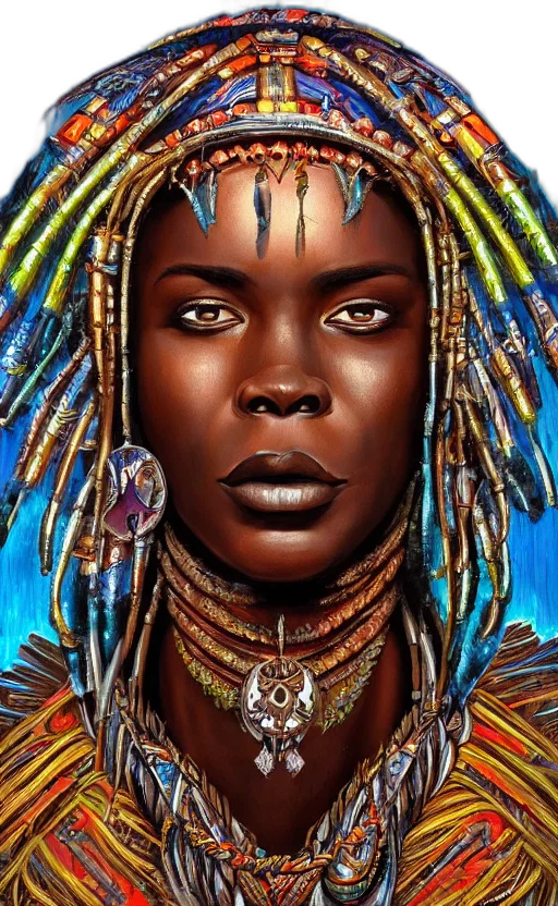 jewelry, face, crown, fantasy art, photorealistic, comic book art, concept art, colorful transparent PNG cut-out