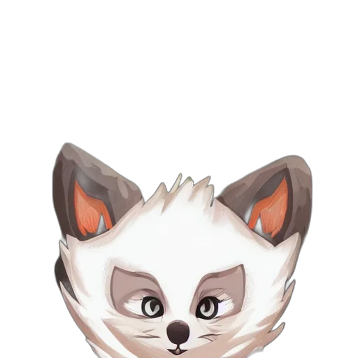 animal, creature, mask, watercolor transparent PNG cut-out