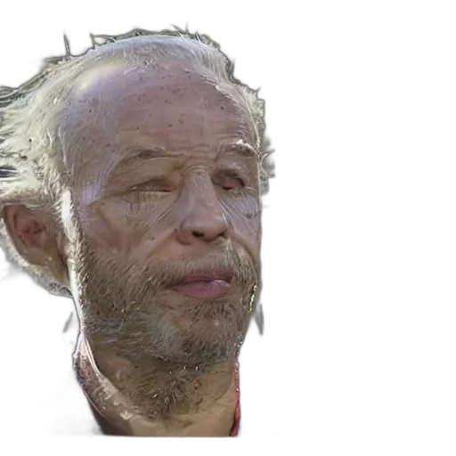 face, mask, hair, creature transparent PNG cut-out