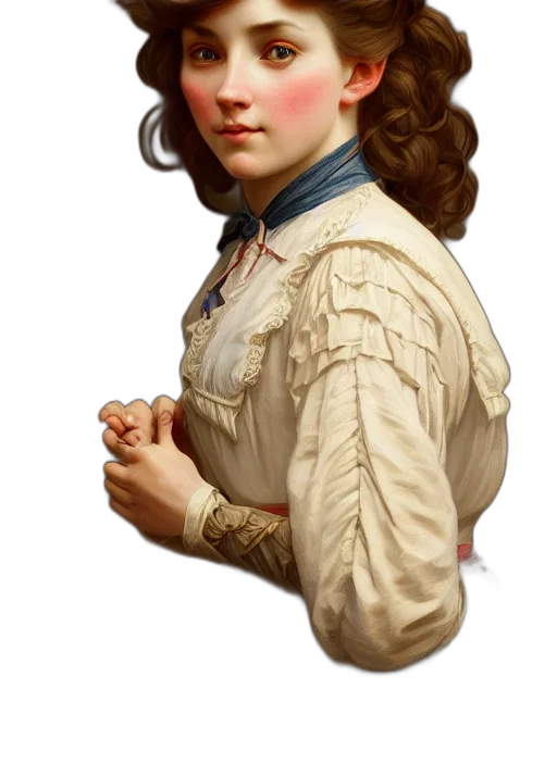 staff, face, dress, jacket, photorealistic, fantasy art, oil painting, concept art transparent PNG cut-out