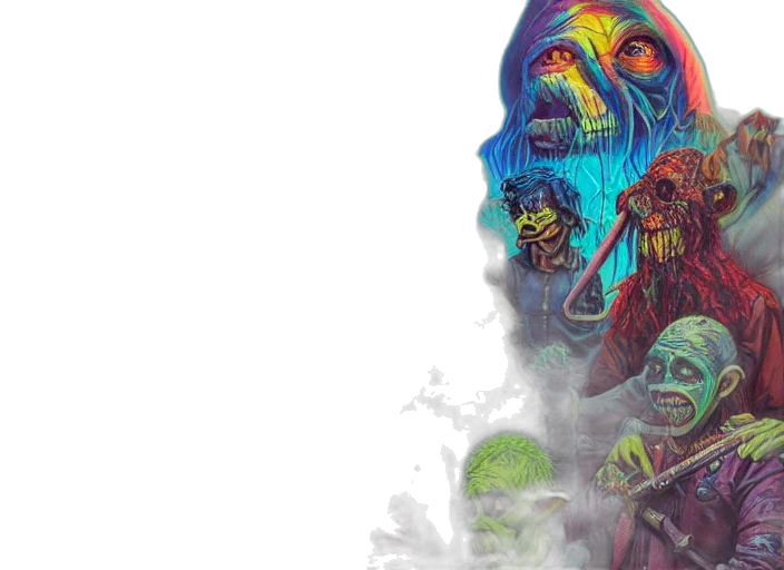 concept art, fantasy art, comic book art, outer space transparent PNG cut-out