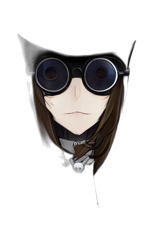 mask, staff, face, hat, cartoon, anime, concept art, pixel art transparent PNG cut-out