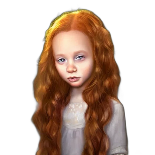hair, face, dress, staff, fantasy art, photorealistic, concept art, oil painting transparent PNG cut-out