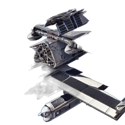 weapon, robot, concept art, 3d render transparent PNG cut-out