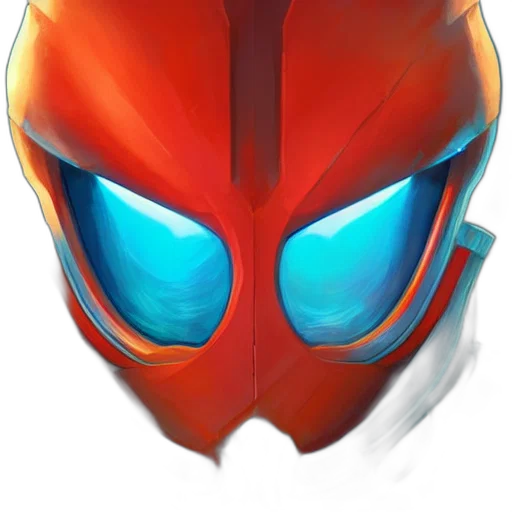 mask, face, robot, concept art transparent PNG cut-out