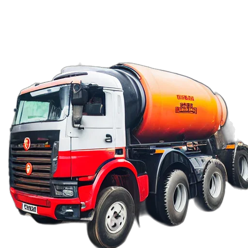 photorealistic, london, machinery, cement, truck transparent PNG cut-out