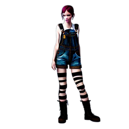 dress, concept art, 3d render, cyberpunk, pixel art, dark, blue, monochrome transparent PNG cut-out