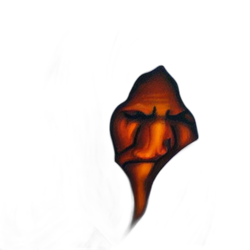 mask, umbrella, face, staff, concept art, 3d render, photorealistic, fantasy art transparent PNG cut-out