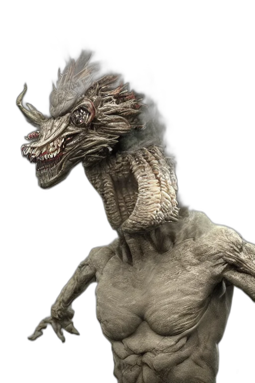 dragon, creature, animal, mask transparent PNG cut-out