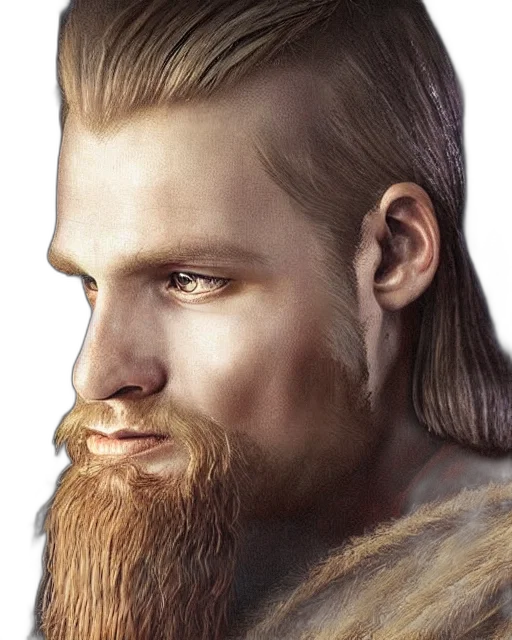 hair, face, photorealistic, fantasy art transparent PNG cut-out