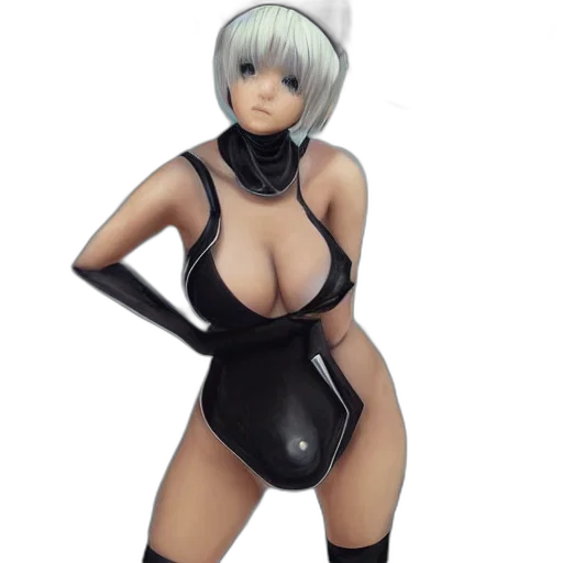 robot, dress, 3d render, concept art, fantasy art, anime, monochrome, pencil transparent PNG cut-out