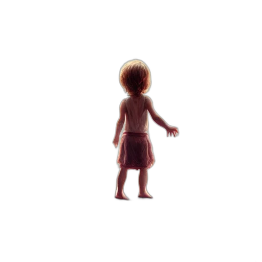 dress, hair, creature, robot transparent PNG cut-out