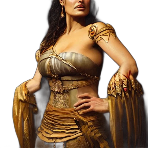 jewelry, dress, fantasy art, comic book art transparent PNG cut-out
