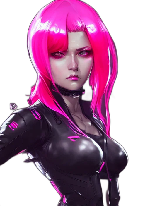 cyberpunk, comic book art, fantasy art, concept art transparent PNG cut-out