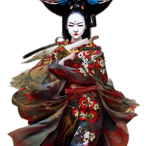 mask, jewelry, staff, face, fantasy art, concept art, photorealistic, oil painting transparent PNG cut-out