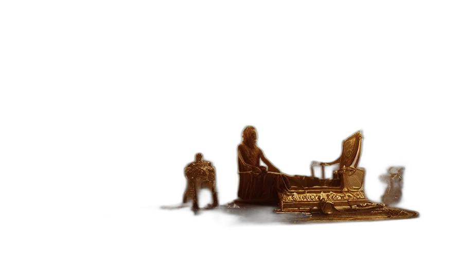 furniture, crown, robot, car transparent PNG cut-out