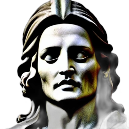 face, crown, jewelry, staff transparent PNG cut-out