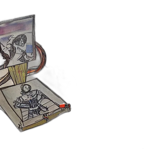 concept art, all, art, generators, small, room, collectively, trying transparent PNG cut-out