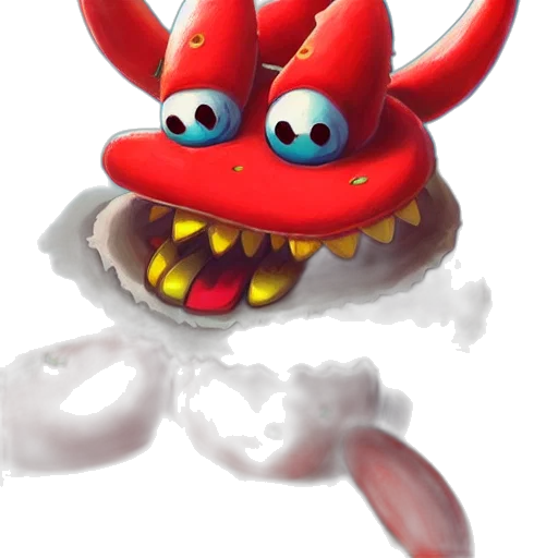 dragon, creature, crown, hat transparent PNG cut-out