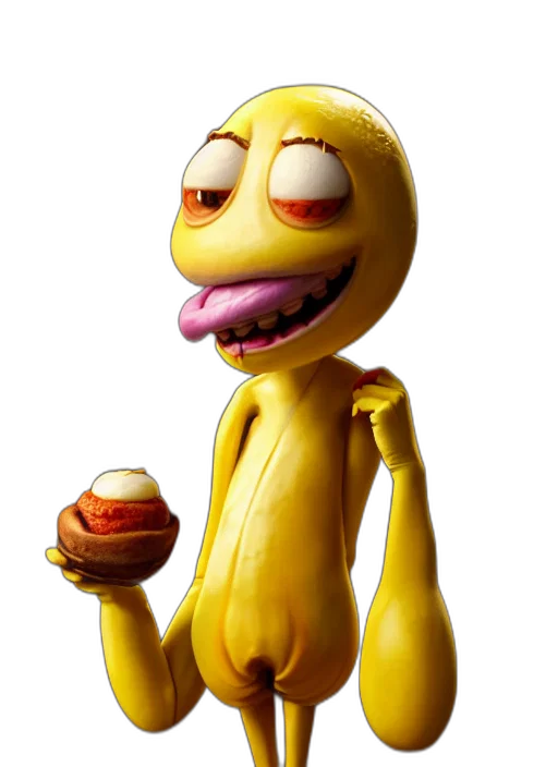 creature, staff, food, animal, 3d render, concept art, photorealistic, cartoon transparent PNG cut-out