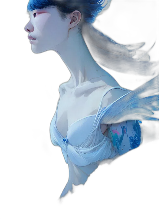 dress, mask, face, crown, fantasy art, concept art, photorealistic, watercolor transparent PNG cut-out