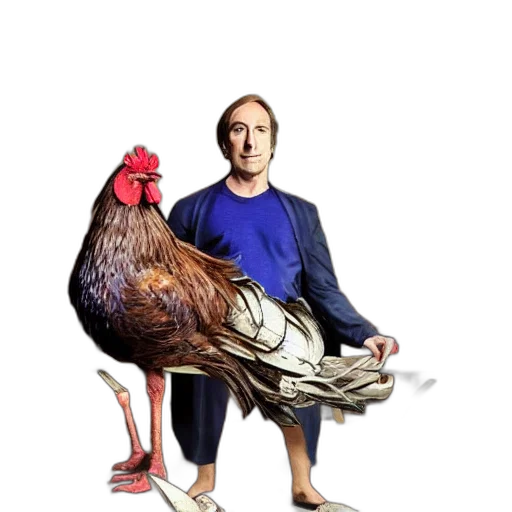 animal, creature, jacket, shoes, concept art, photorealistic, pixel art, saul transparent PNG cut-out
