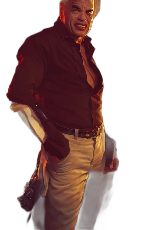 staff, jacket, face, creature, concept art, photorealistic, comic book art, fantasy art transparent PNG cut-out