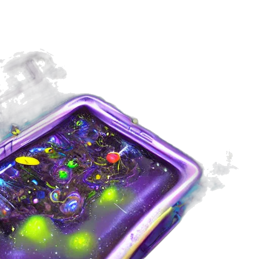 jewelry, 3d render, concept art, outer space transparent PNG cut-out