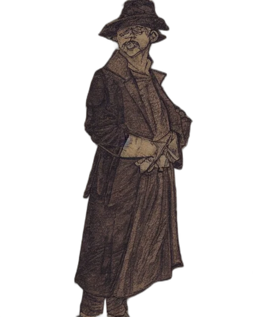 staff, jacket, hat, mask transparent PNG cut-out