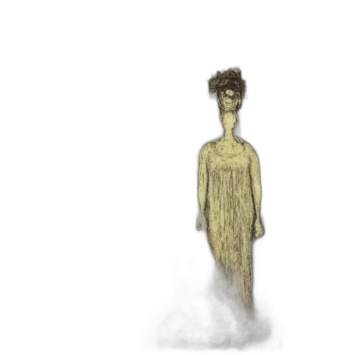 dress, hair, creature, staff, concept art, 3d render, fantasy art, pixel art transparent PNG cut-out
