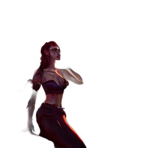 staff, robot, creature, concept art, fantasy art, 3d render, cyberpunk, outer space transparent PNG cut-out