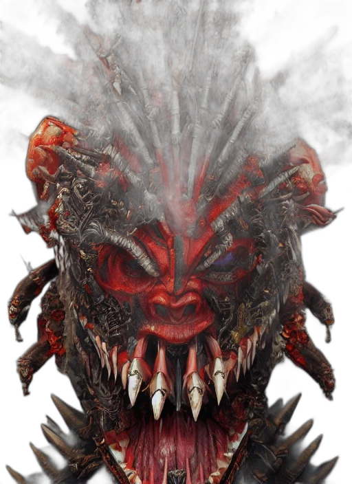 mask, dragon, creature, face transparent PNG cut-out